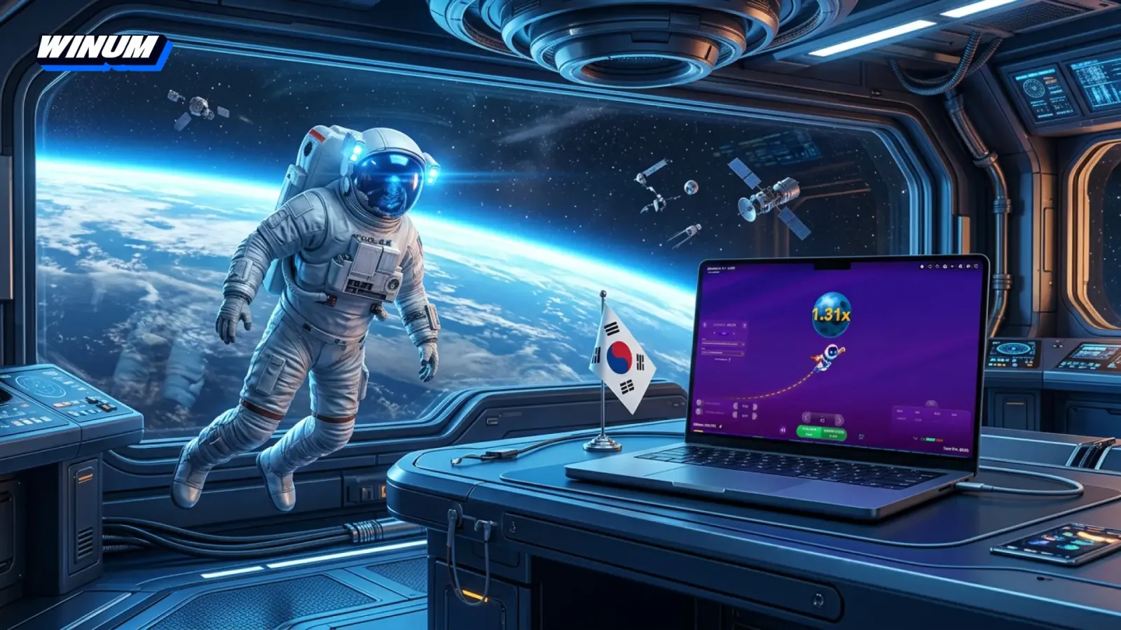 Spaceman 크래시 게임 한국 리뷰: Winum에서 즐기는 50% 캐시아웃과 5,000배
